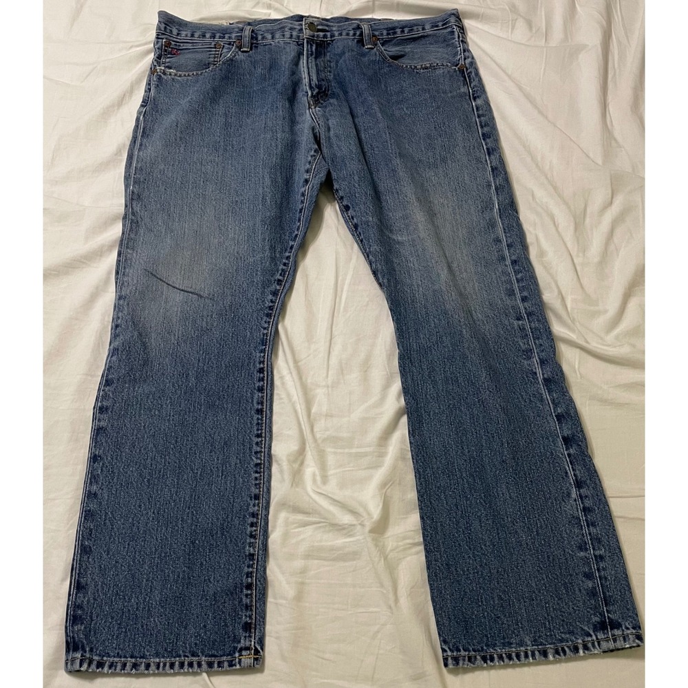 Polo Ralph Lauren Jeans Mens 38x30 Blue Authentic Dungarees Straight Leg Denim